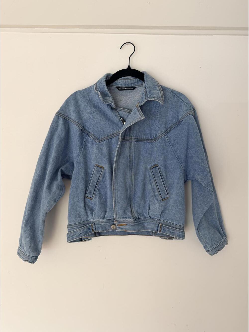 Light Blue Denim Jacket by Brandy Melville XS/S